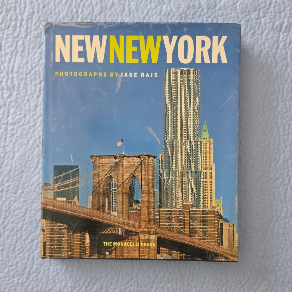 Monacelli Press New New York Photography Book Jake Rajs Blue Hardcover